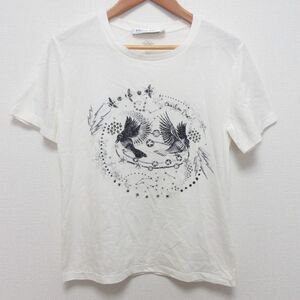 Good Item 22SS Christian DIOR Logo X Bird Print T-shirt Cut And Sewn 243t09ge459